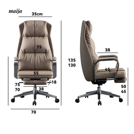 PINYI Robbie High Back Office Chair with Legrest from PINYI