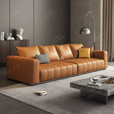 DIPU Luna Piano Leather Modern Sofa from DIPU
