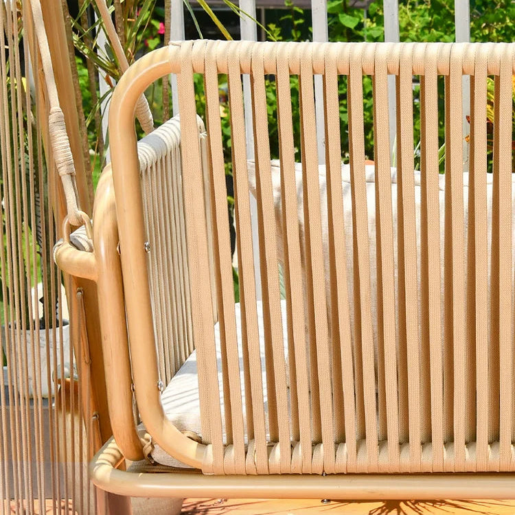 MOJIA Tavian Double Hanging Swing Chair for Cozy Outdoor Leisure from MOJIA