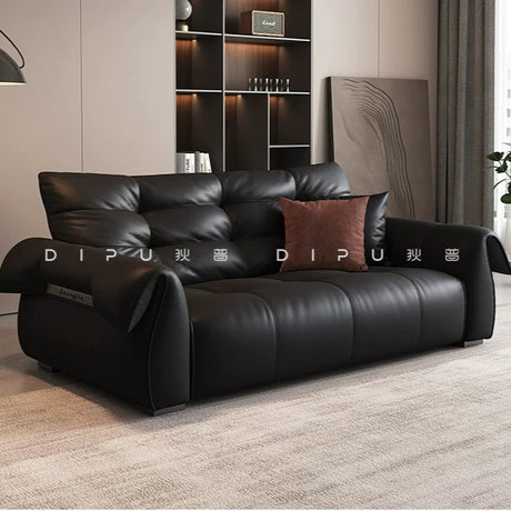 DIPU Sylvie Elegant Swan Leather Sofa from DIPU