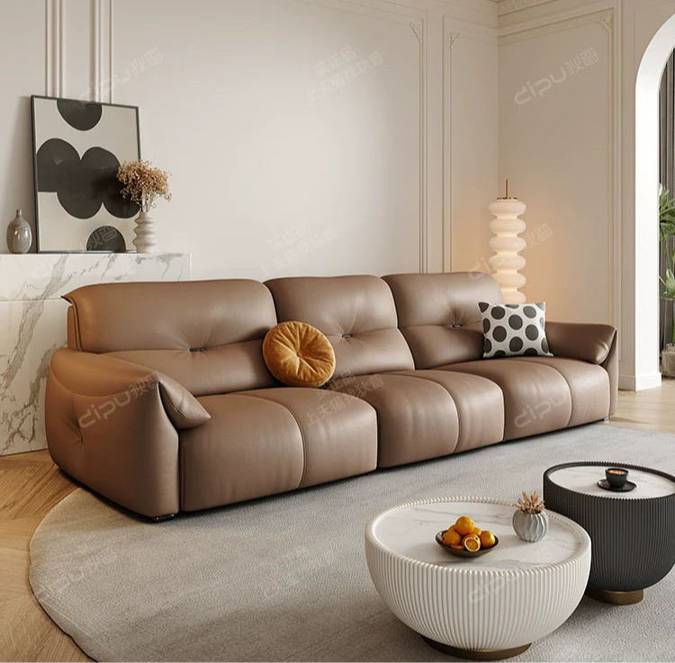 DIPU Dane Compact Cream Luxury Sofa from DIPU