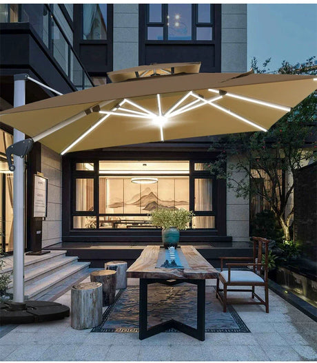 MOJIA Valeria European-Style Roman Garden Umbrella for Shade & Elegance from MOJIA