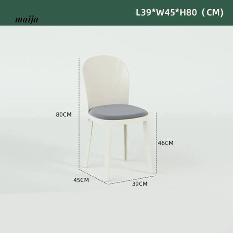 PUMPKIN BOX Acrylic Scandinavian Highchair from PUMPKIN BOX