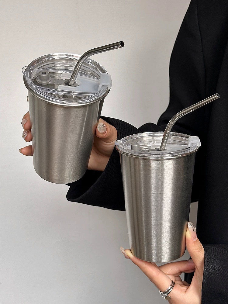 COFFEE FRUIT Capacious Glass Stainless Steel Coffee Metal Cup from COFFEE FRUIT