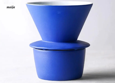 JOTO Rhine Blue Handcrafted Coffee Filter V60 Set from JOTO