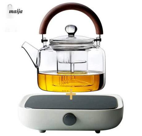 JOTO Glass Boiling Teapot Electric Ceramic High Temperature Tea Set from JOTO