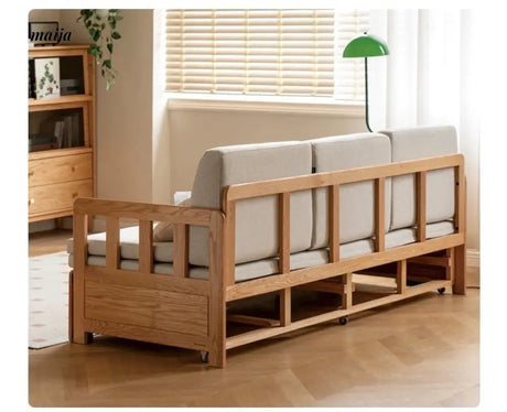GENJI Andy Solid Wood Sofa Bed with Storage from GENJI