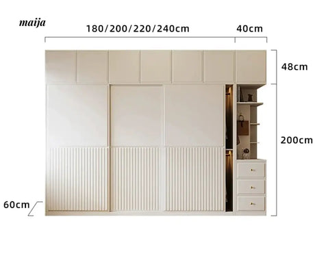 Castaneda Sliding Door Wardrobe from maija