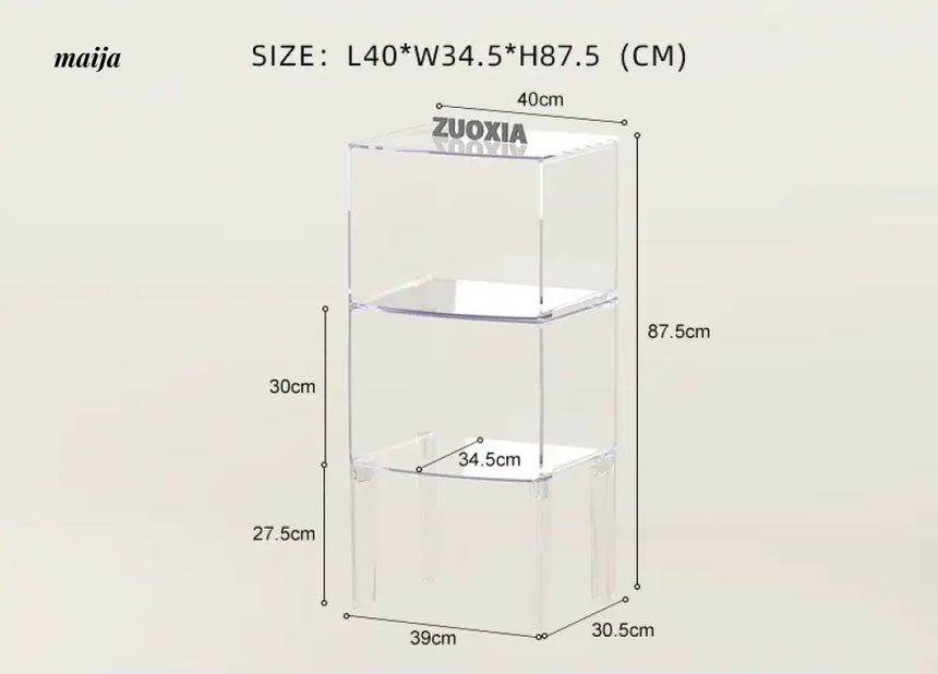 LOWERLEFT Acrylic Minimalist Bedroom Cabinet from HOBBYTREE
