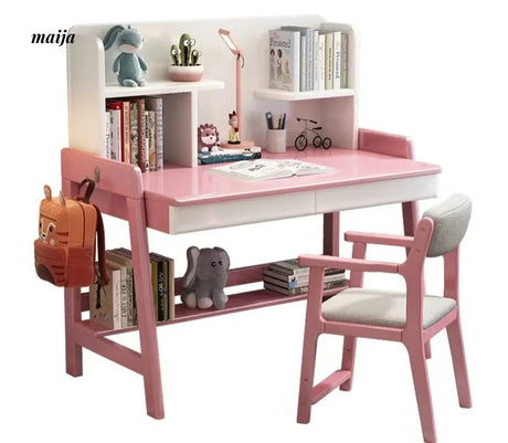 Everly Adjustable Desk with Bookshelves Set from maija