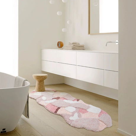 KENZAKI Sakura Snow Washable Rug from KENZAKI