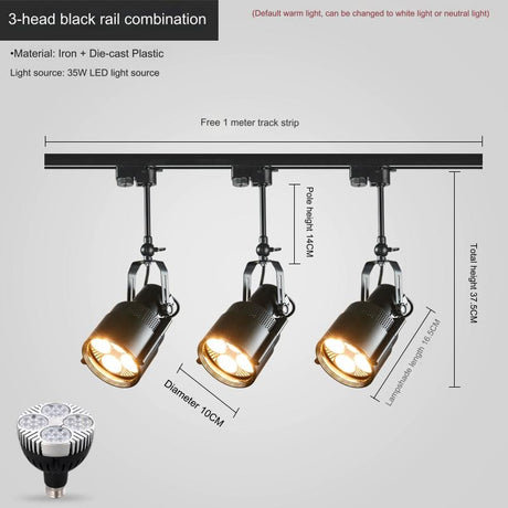 MODENG Retro Spotlight Bar Ceiling Light from MODENG