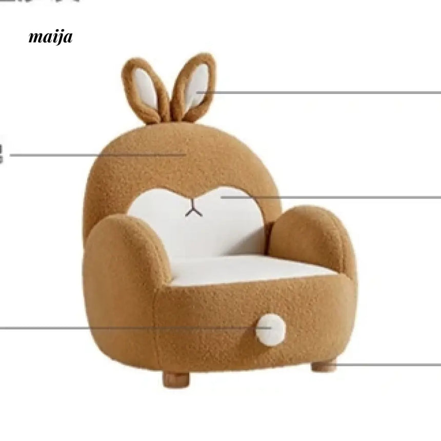LINSYKIDS Cartoon Children's Reading Sofa from LINSY KIDS