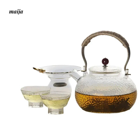 JOTO Hammered Glass Teapot Filtering Home Kung Fu Tea Kettle from MOSE