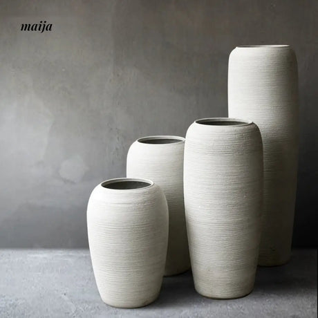 JOTO Retro Ceramic Large Vase Living Room Hotel Decoration from JOTO