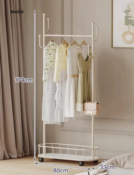 Marshall Load-Bearing Coat Hanger with Basket from AI