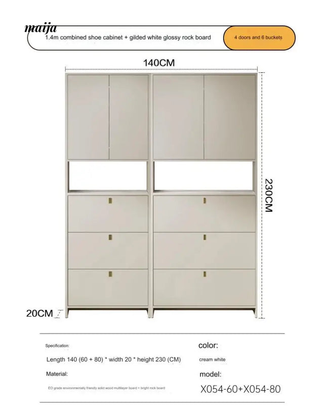 Noble Ultra Thin Shoe Cabinet from MODENG