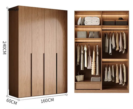 MEIHOUSE French Glass Door Romantic Bedroom Wardrobe Cabinet from MEIHOUSE