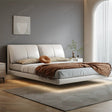 DIPU Alina Luxury Elephant Ear Leather Bed from DIPU