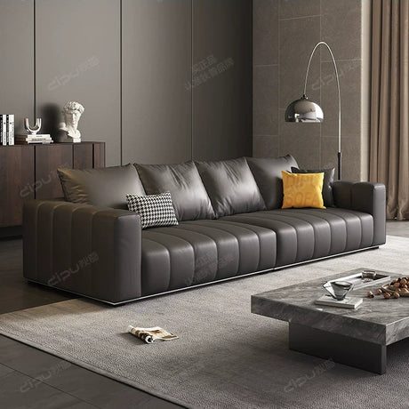 DIPU Luna Piano Leather Modern Sofa from DIPU
