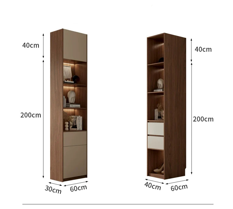 AIWO Leander Deep Storage One-Door Wardrobe for Small Spaces from AIWO