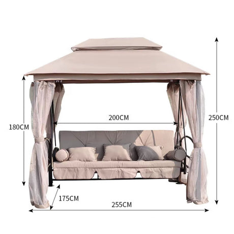MOJIA Adalyn Hanging Swing Chair for Elegant Garden Seating from MOJIA