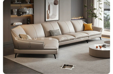 DIPU Jared Luxury Leather Corner Sofa from DIPU