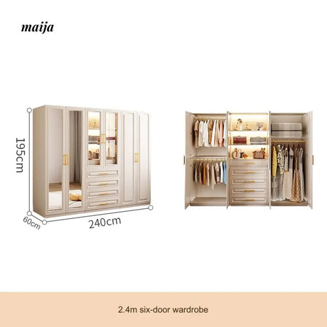 White Retro French Style Wardrobe from maija