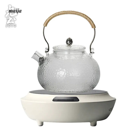 JOTO Hammered Glass Teapot Filtering Home Kung Fu Tea Kettle from MOSE