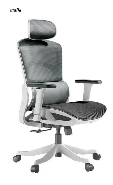 Black and White P53 Computer Chair from Hbada