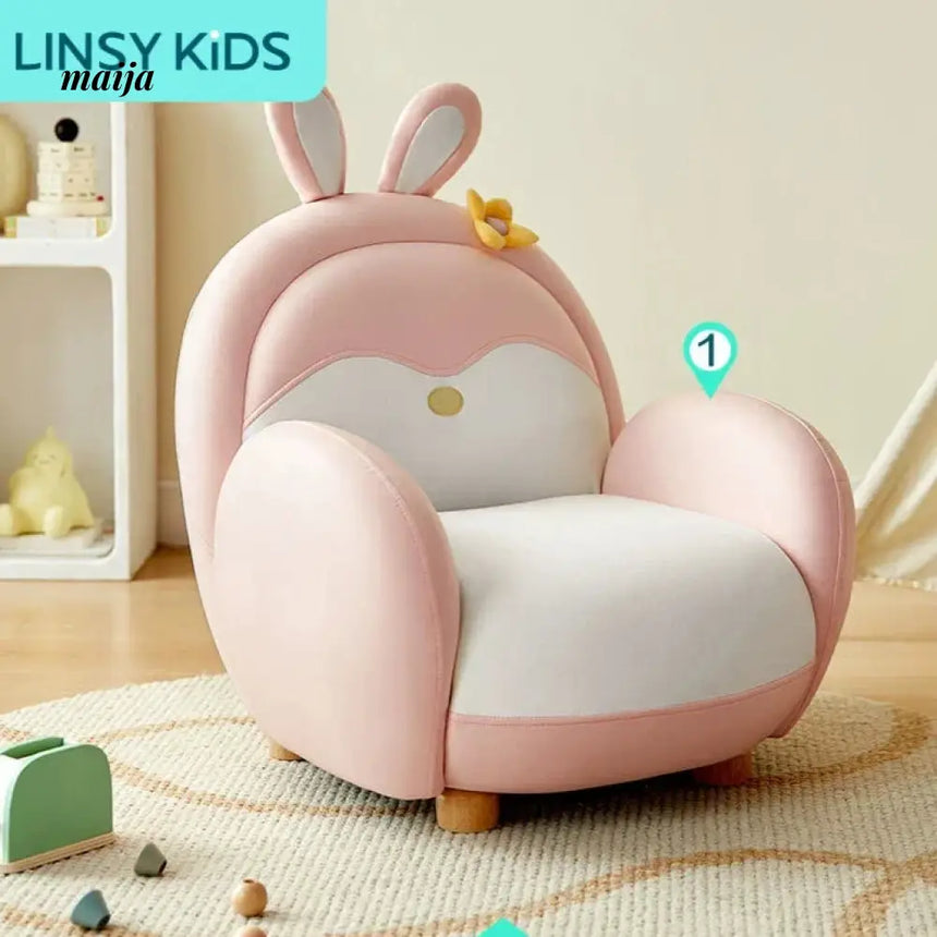 LINSYKIDS Cartoon Children's Reading Sofa from LINSY KIDS