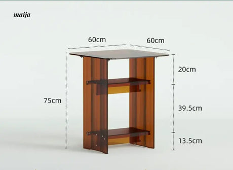 PUMPKIN BOX Nordic Acrylic Tall Table from PUMPKIN BOX
