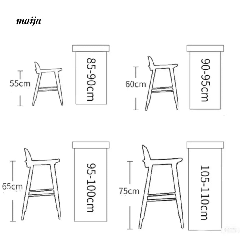 Lotus Plastic Bar Stool
