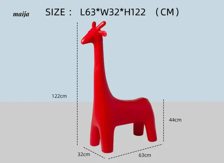 LOWERLEFT Giraffe Kids Shoe Stool from Lower Left