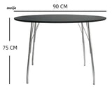 MOODSTORM Lilli Simple Iron Dining Table and Chair Set from MOODSTORM