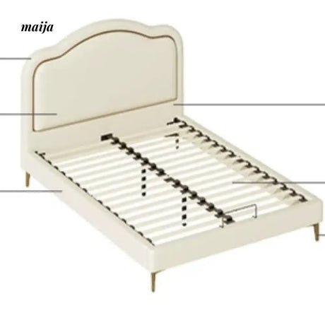 LINSYKIDS Angelica Soft Headrest Children's Bed from LINSY KIDS