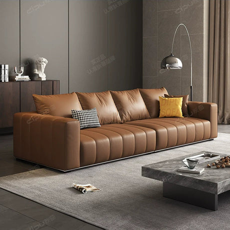 DIPU Luna Piano Leather Modern Sofa from DIPU