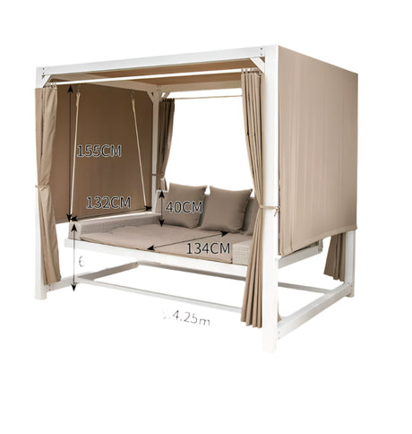 MOJIA Adalyn Hanging Swing Chair for Elegant Garden Seating from MOJIA