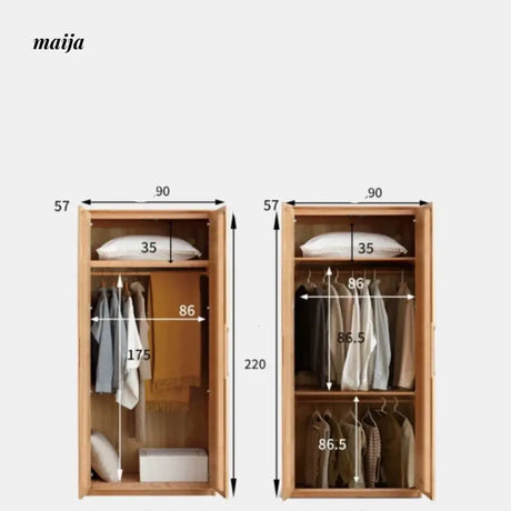 GENJI Galvin Solid Wood Wardrobe from GENJI