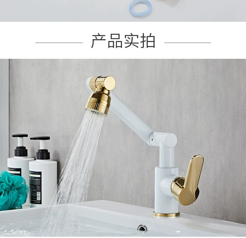 Universal Rotating Copper Washbasin Faucet from Kaiyashi