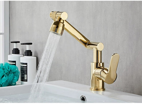Universal Rotating Copper Washbasin Faucet from Kaiyashi