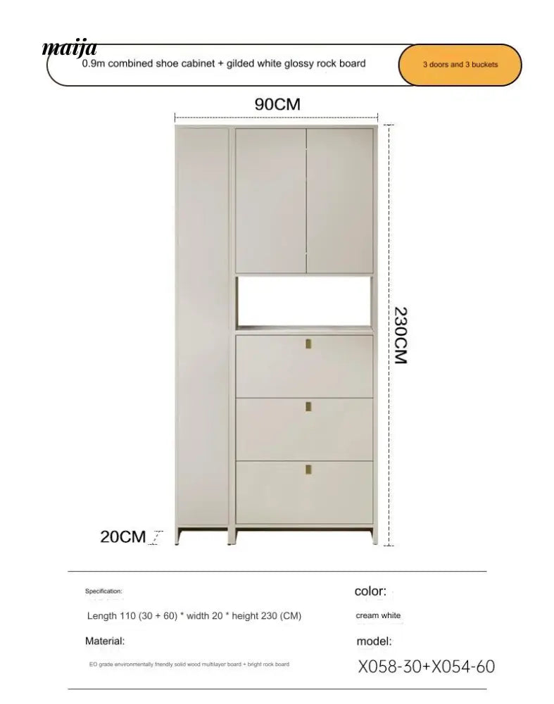 Noble Ultra Thin Shoe Cabinet from MODENG