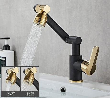 Universal Rotating Copper Washbasin Faucet from Kaiyashi