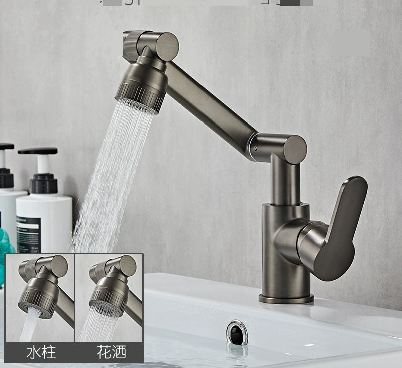 Universal Rotating Copper Washbasin Faucet from Kaiyashi