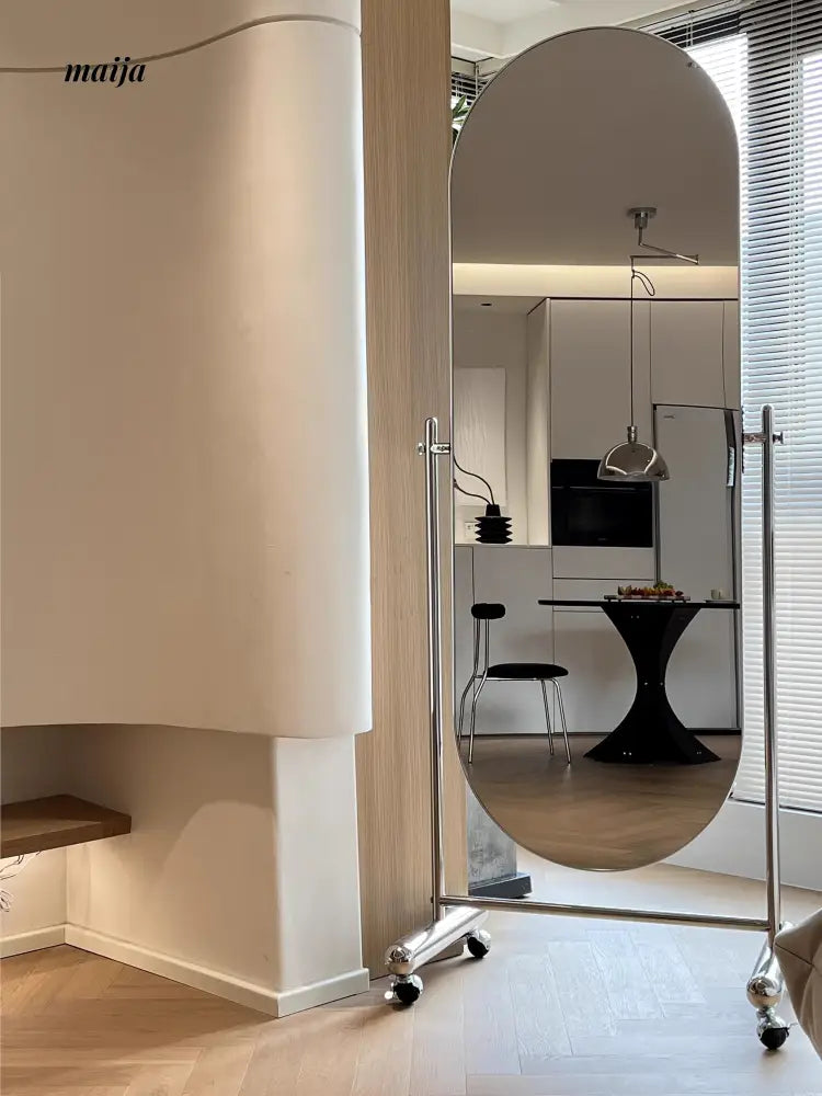 MOODSTORM Mobile Oval Full-Body Mirror from Kaiyashi