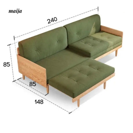 Ollie Solid Wood Extendable Sofa from AI