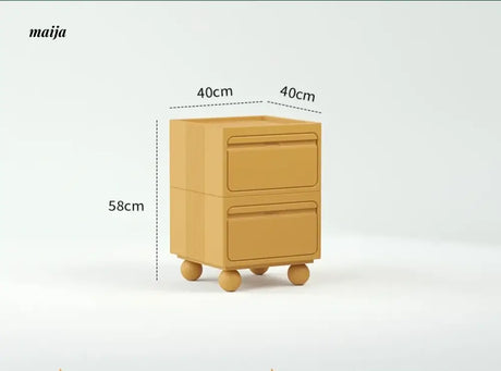 PUMPKIN BOX Modern Minimalist Bedside Cabinet from PUMPKIN BOX