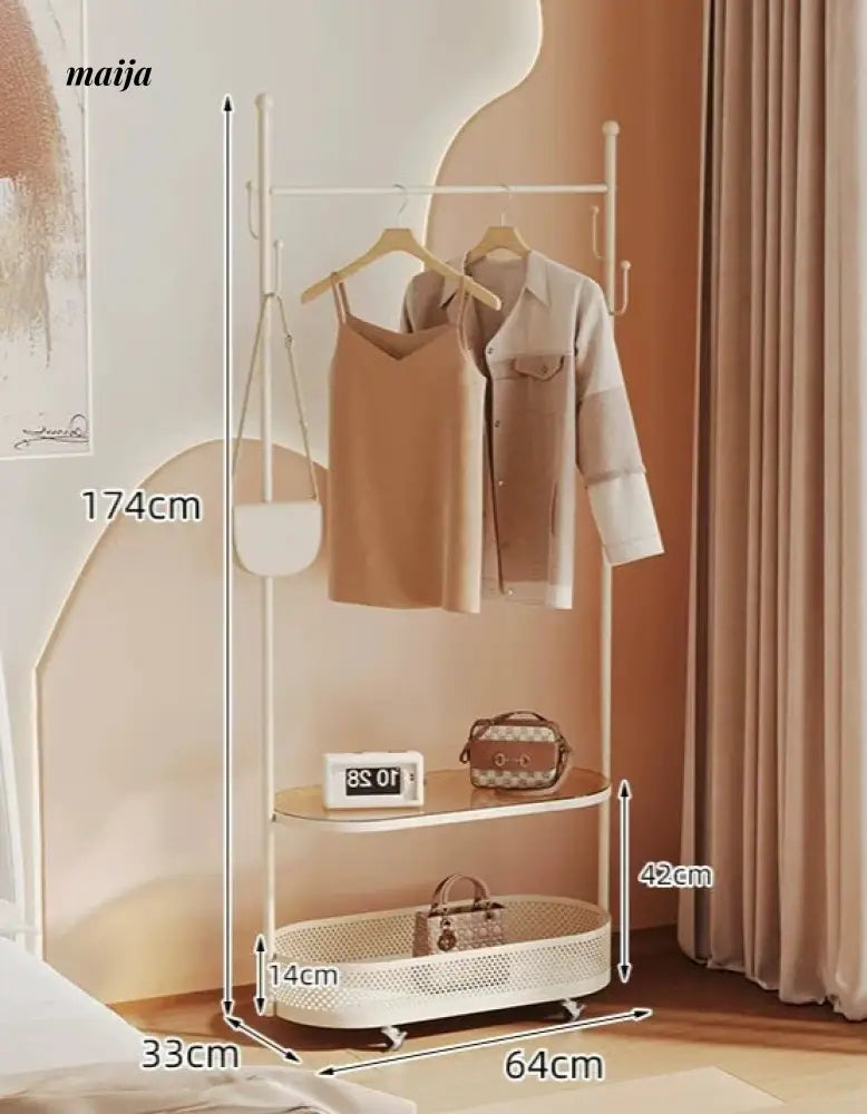 Marshall Load-Bearing Coat Hanger with Basket from AI