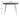 MOODSTORM Lilli Simple Iron Dining Table and Chair Set from MOODSTORM