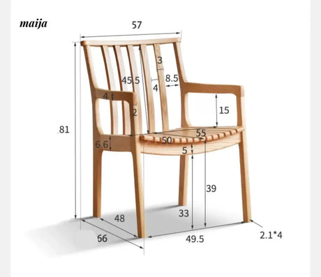 GENJI Library Solid Wood Chair from GENJI
